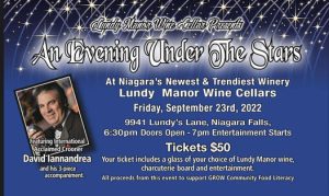 AN EVENING UNDER THE STARS @ Lundy Manor Wine Cellars